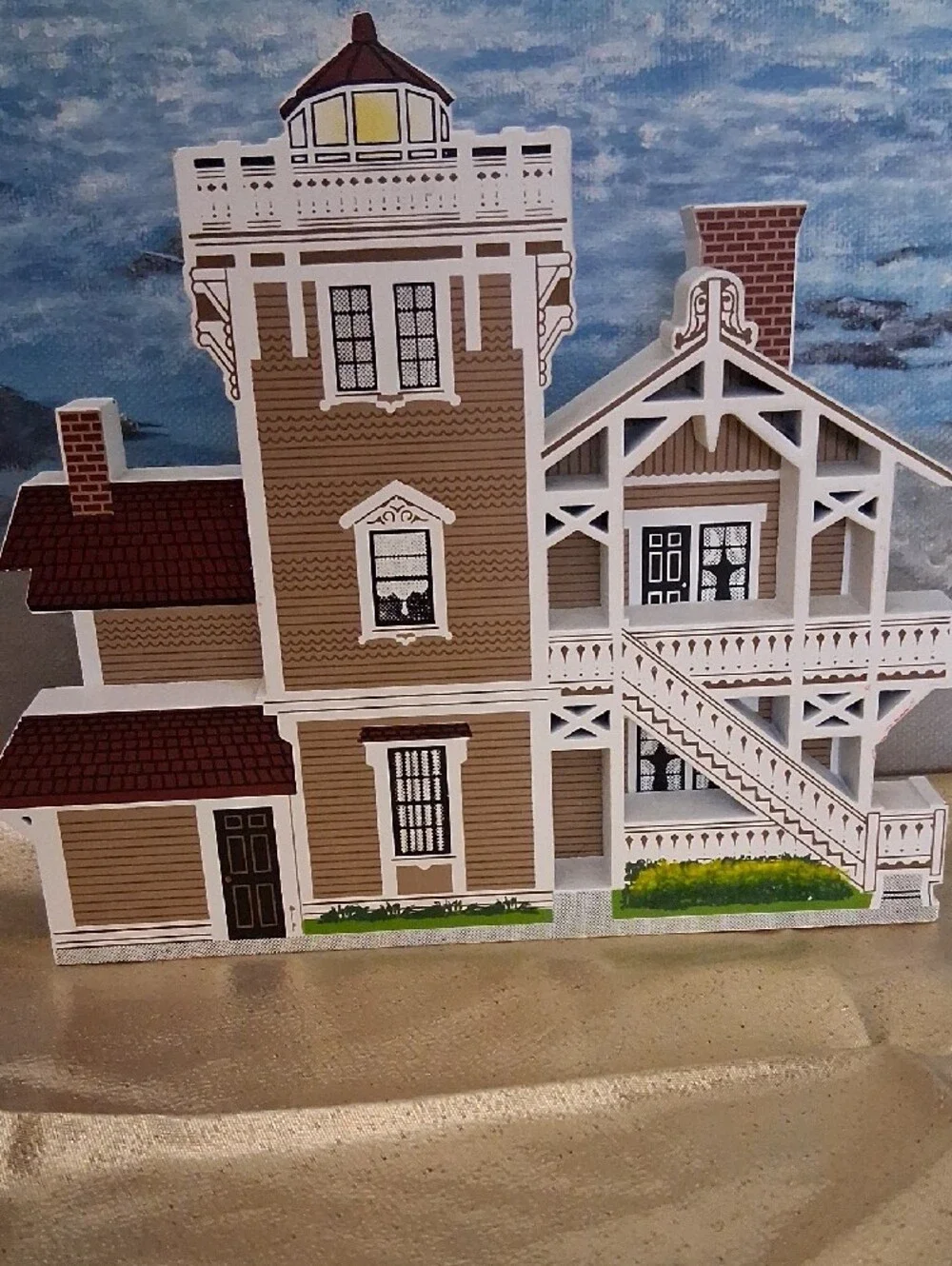 Shelia 1995 East Brother Lighthouse 3D Collectable Decor